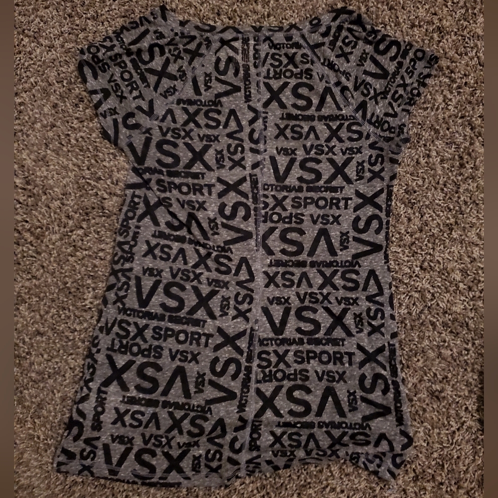 Victoria Secret Black/Grey "Sexy Sport" T-Shirt
